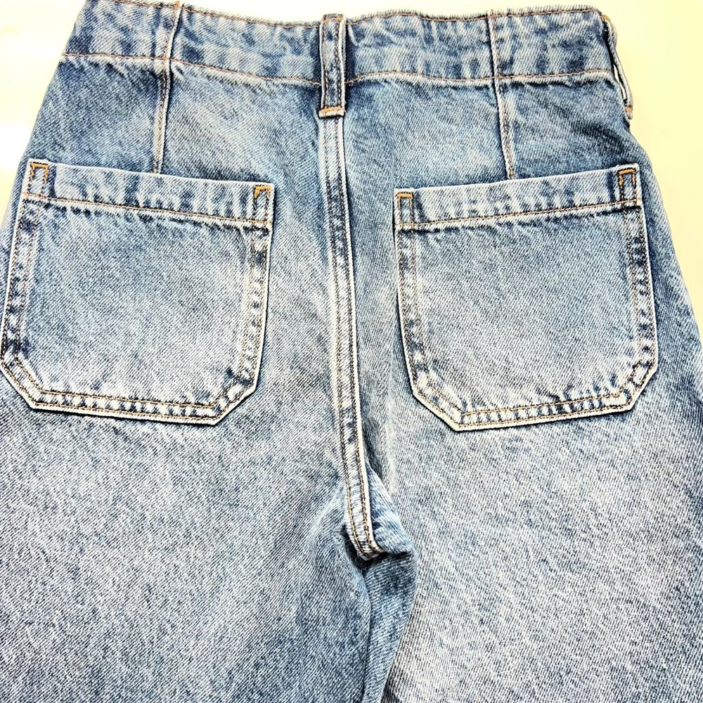 GAP High Stride Ankle Blue Denim Jeans - Girls Size 12 Slim - Picture 7 of 9